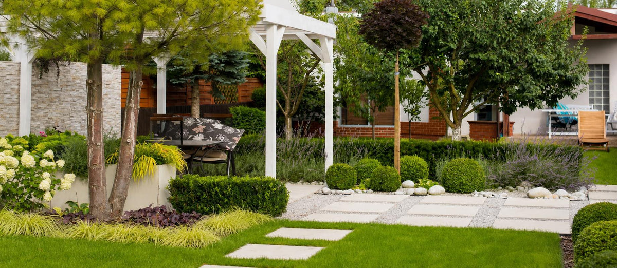 De onderhoudsvrije tuin