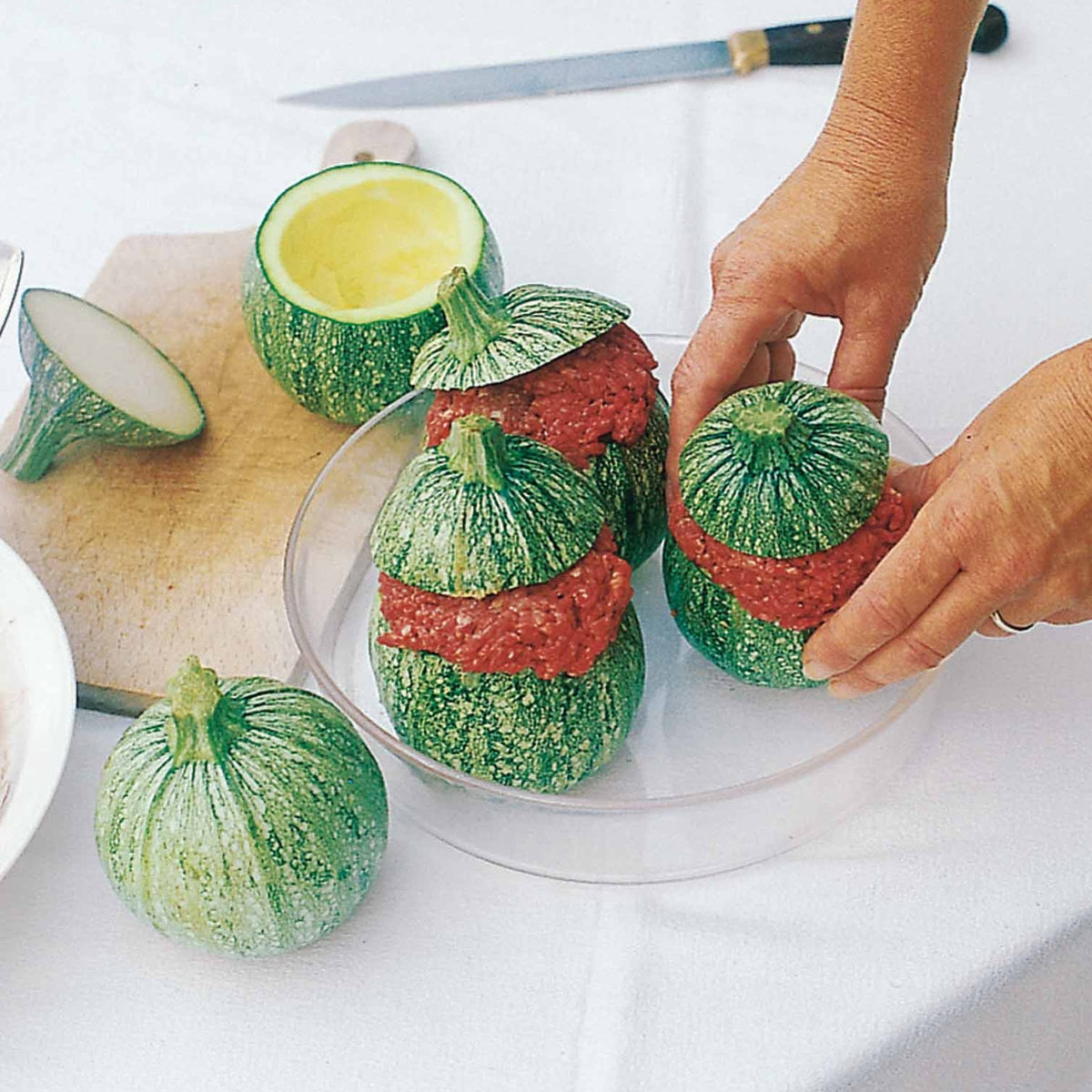 Courgettezaden - Ronde courgette - Cucurbita pepo de nice à fruits ronds