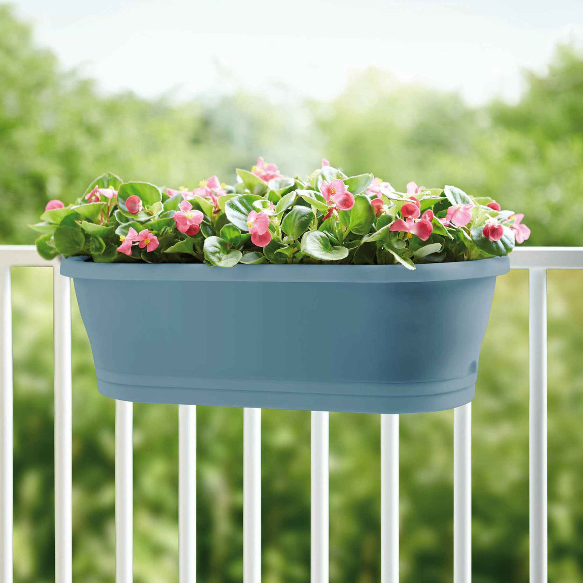 Elho balkonbak Corsica Easy balcony blauw - Bakker