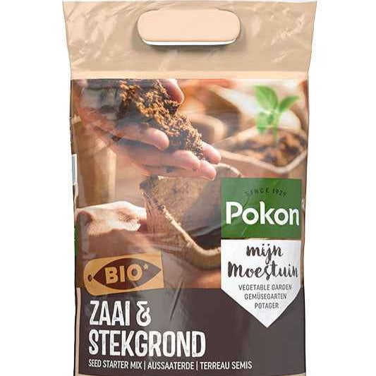 Zaai & stekgrond - Biologisch 10 liter - Pokon | Bakker.com