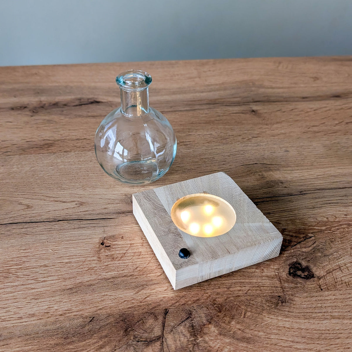 Hydro vaasje 'Samoa' + LED verlichting - - Bakker