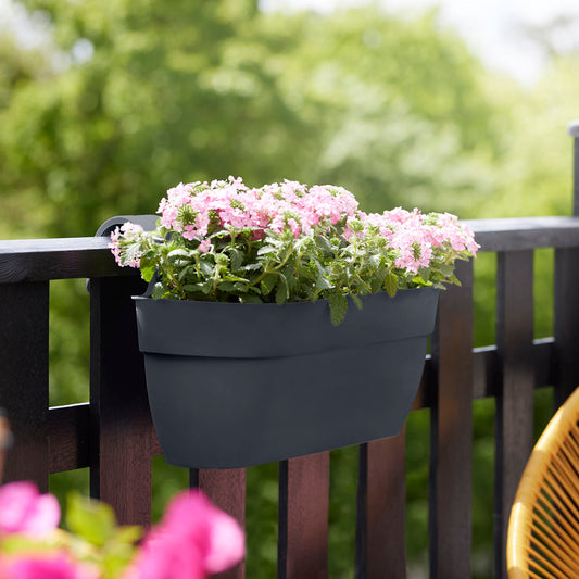 Balkonbak Vibia campana easy hanger large antraciet - Bakker