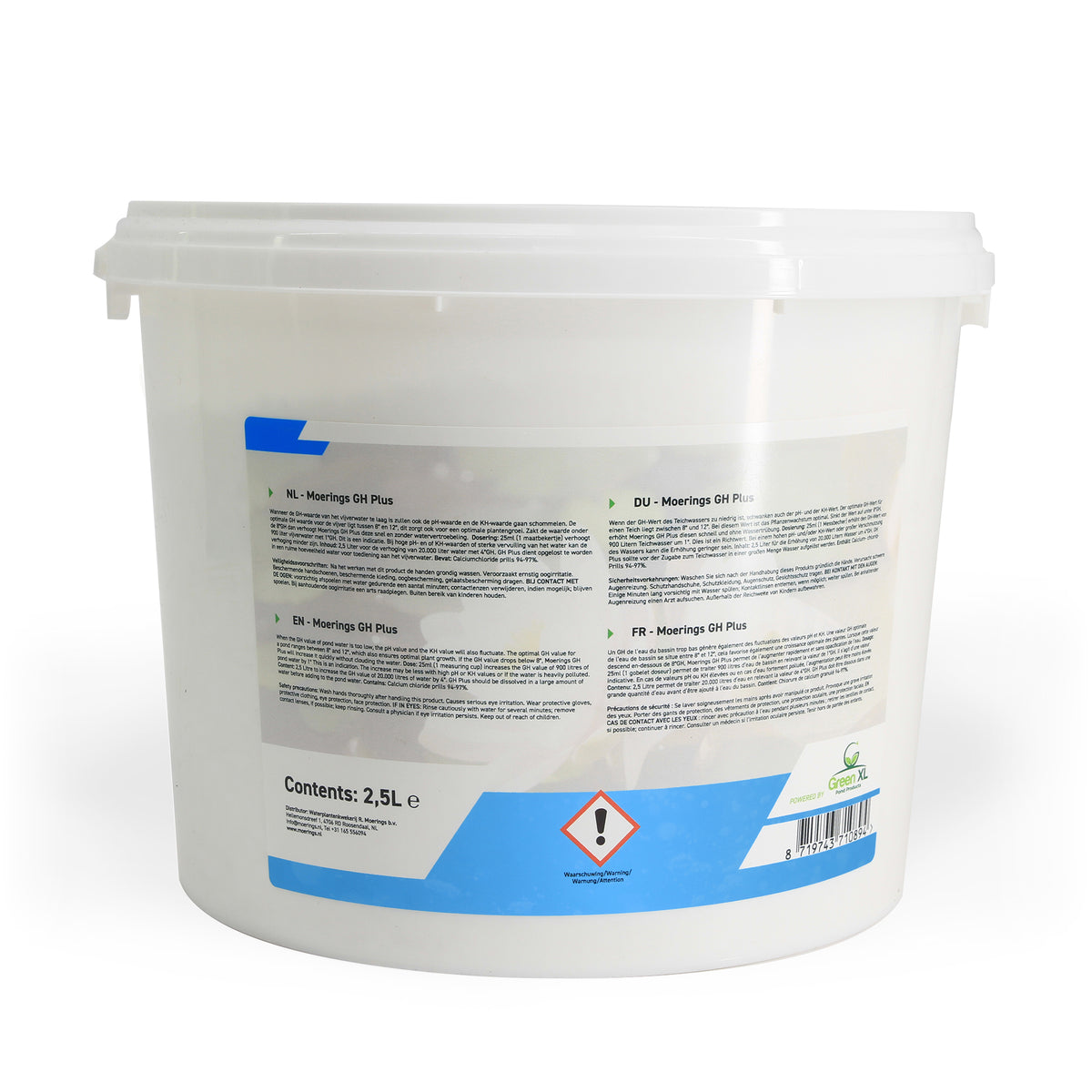 GH stabilisator behandeling waterhardheid - - Bakker
