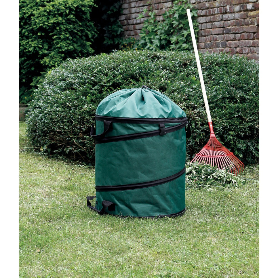 Pop-up groene afvalzak met stevige bodem - - Bakker