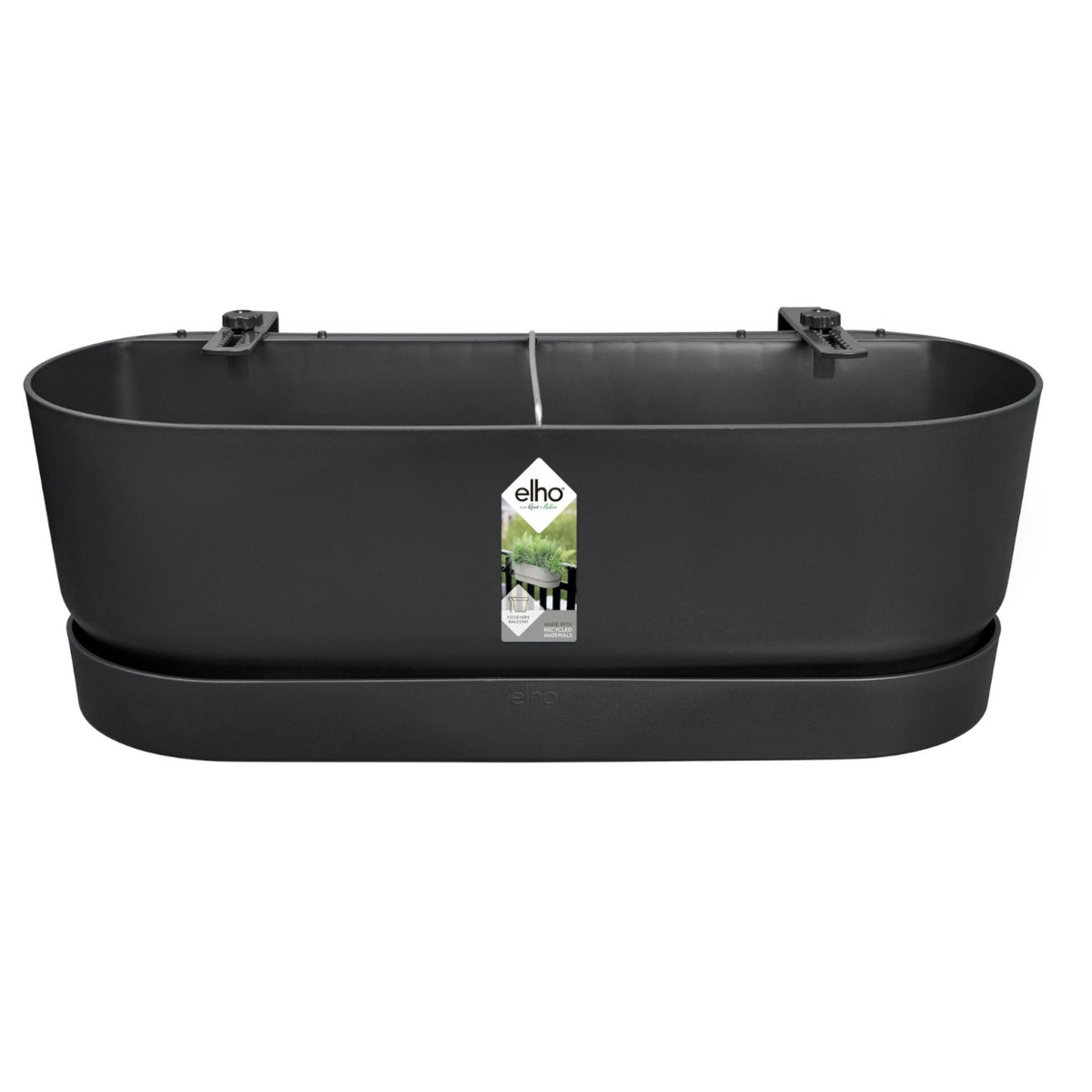 Elho balconette Greenville easy balcony living black - - Bakker