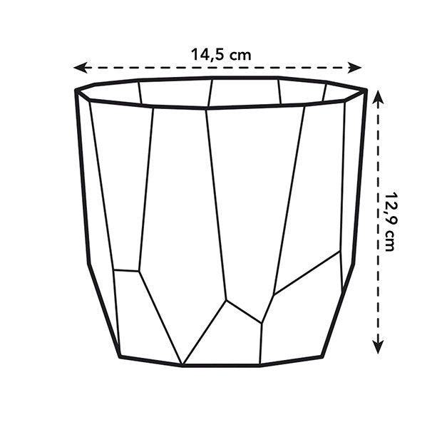 Onderhoud en Materiaal - Elho Bloempot B for rock - warm grijs -
