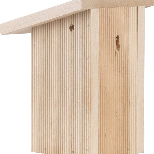 Natuurlijk houten nestkastje - - Bakker