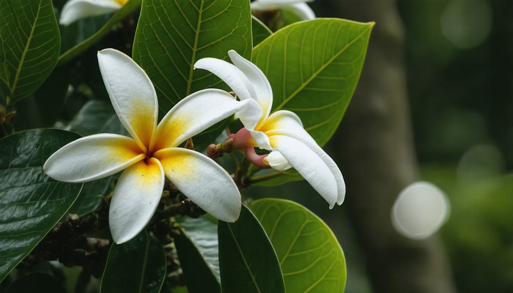Creëer een vakantiesfeer met de frangipani, de ster van de zomer.