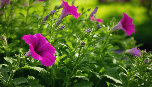 De petunia: de perfecte plant voor een bloeiend en onderhoudsvriendelijk balkon