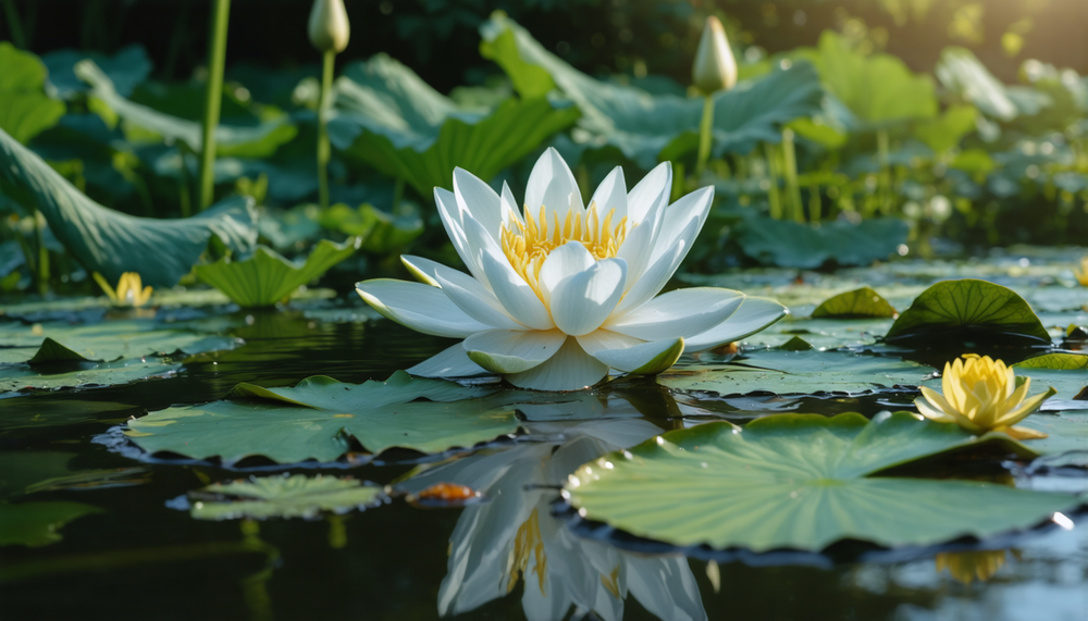 Het geheim van een prachtige waterlelie, zonder een grote vijver te hebben