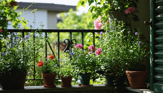 Plant uw balkonbloemen en geniet direct van plezier.