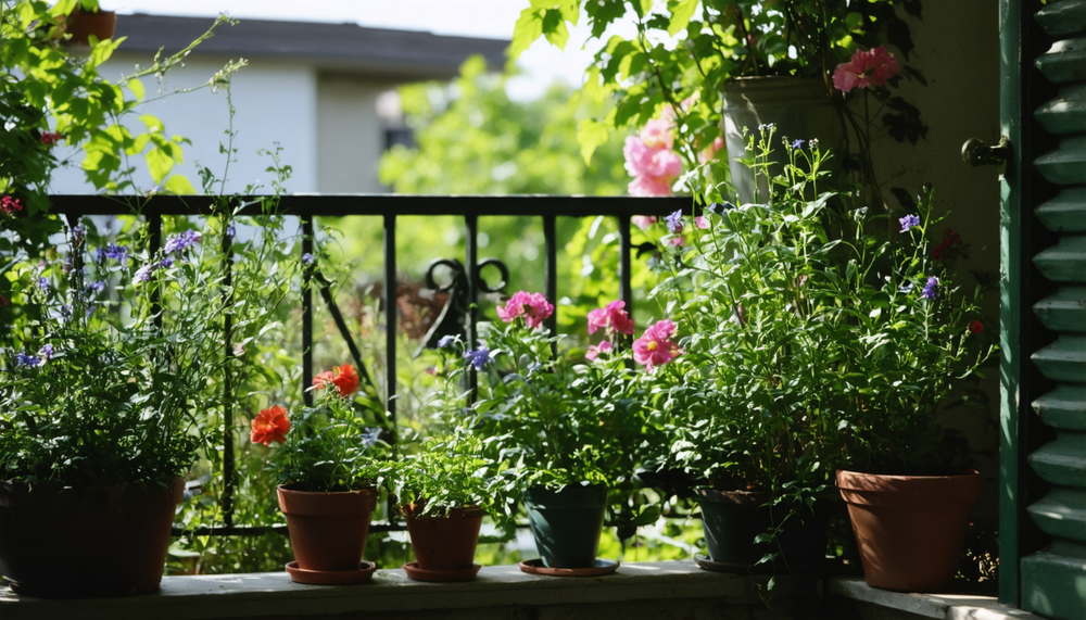 Plant uw balkonbloemen en geniet direct van plezier.