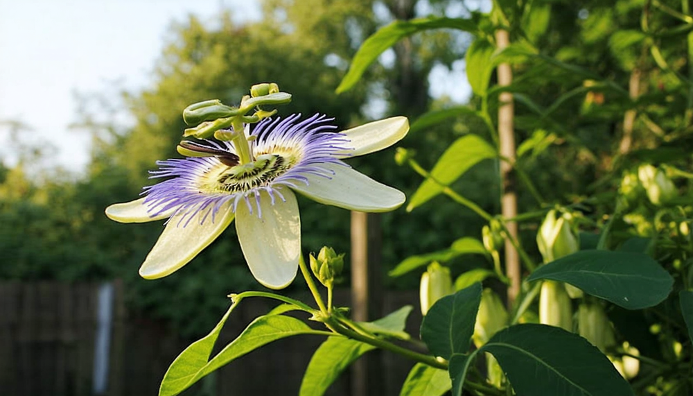 Plant uw passieflora en geniet van een spectaculaire en directe bloei.