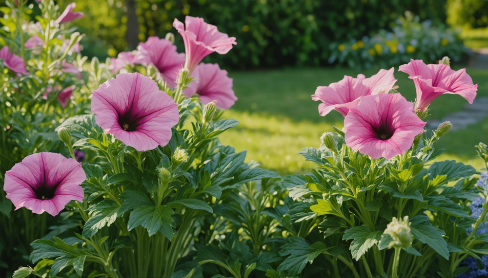 Plant uw petunia’s en geniet van een spectaculaire en onmiddellijke bloei.