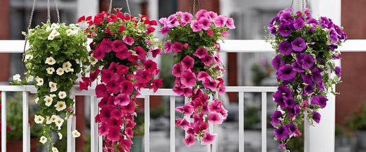 Verfraai je balkon met hangende petunia's