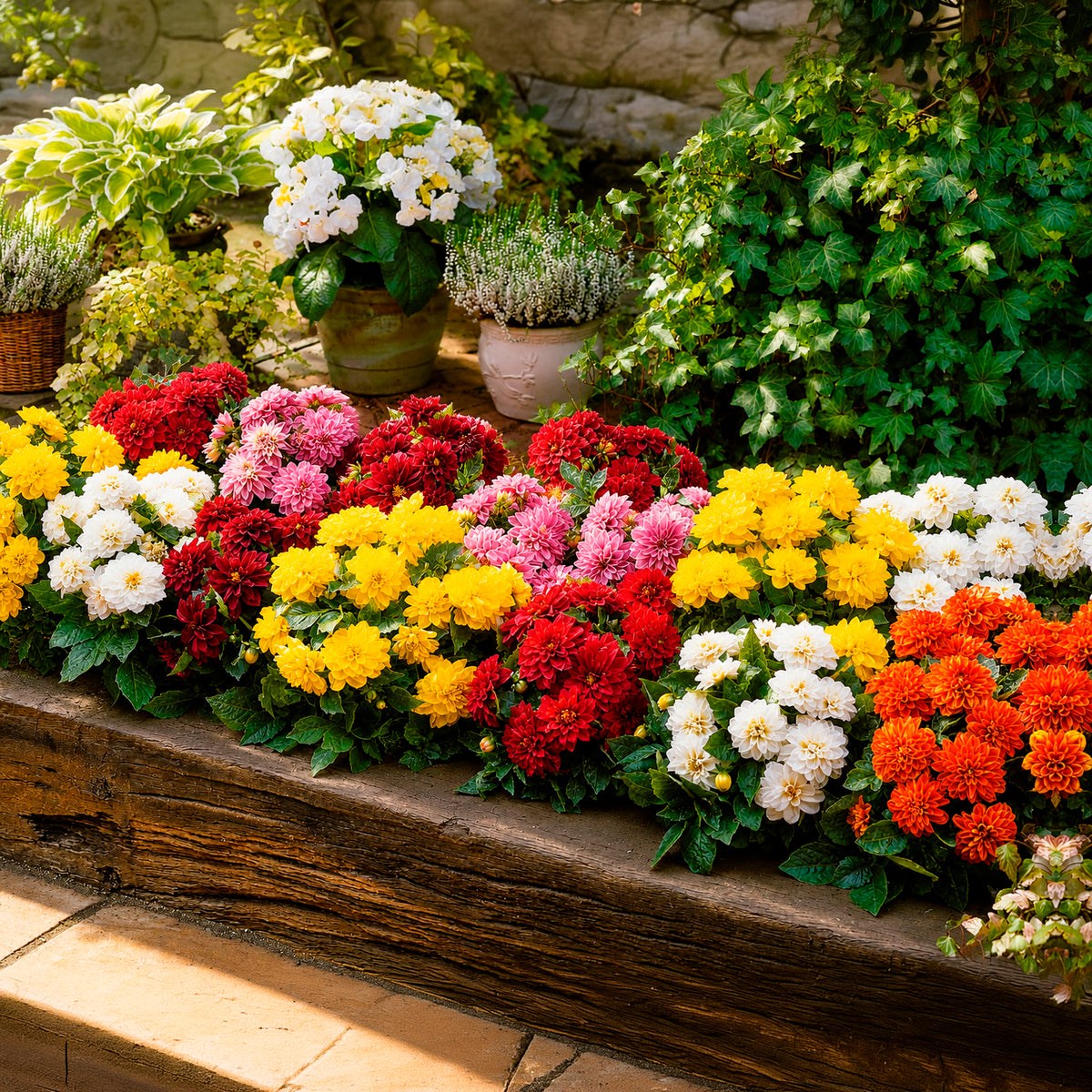 Dahlia GO GO - Dahlia Mix 'Dahlinova' (x5) - Dahlia 