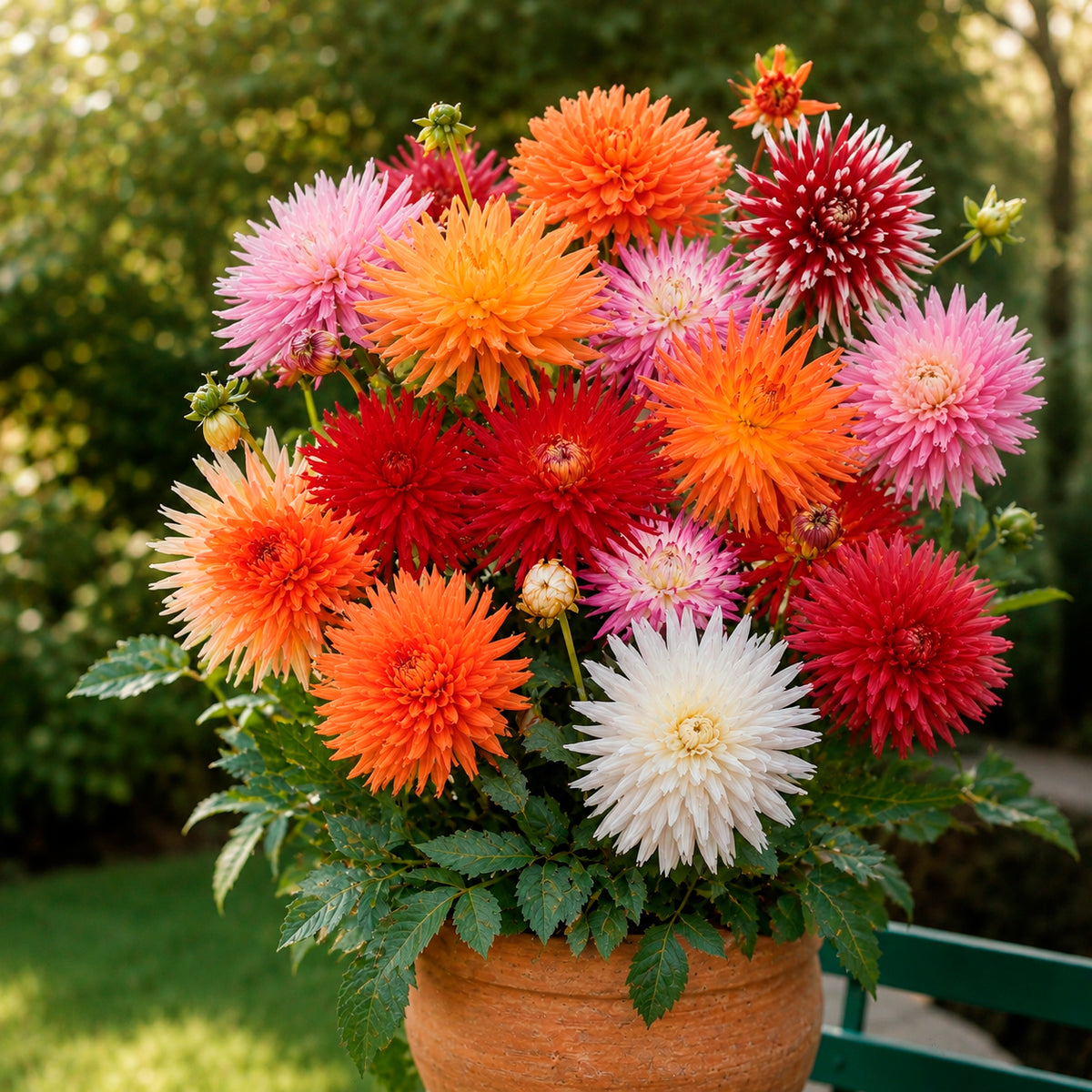 Dahlia Mix 'Cactus' (x10) - Dahlia cactus - Bakker