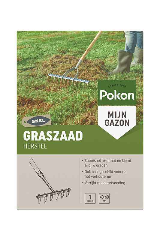 Pokon graszaad voor gazon herstel - - Bakker