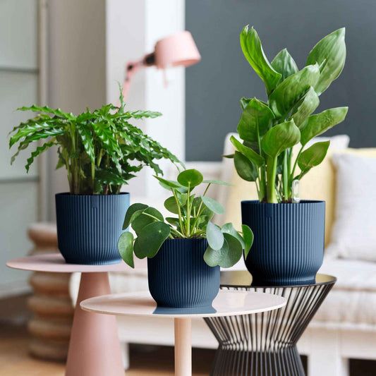 Bloempot Elho vibes fold diepblauw - Bakker