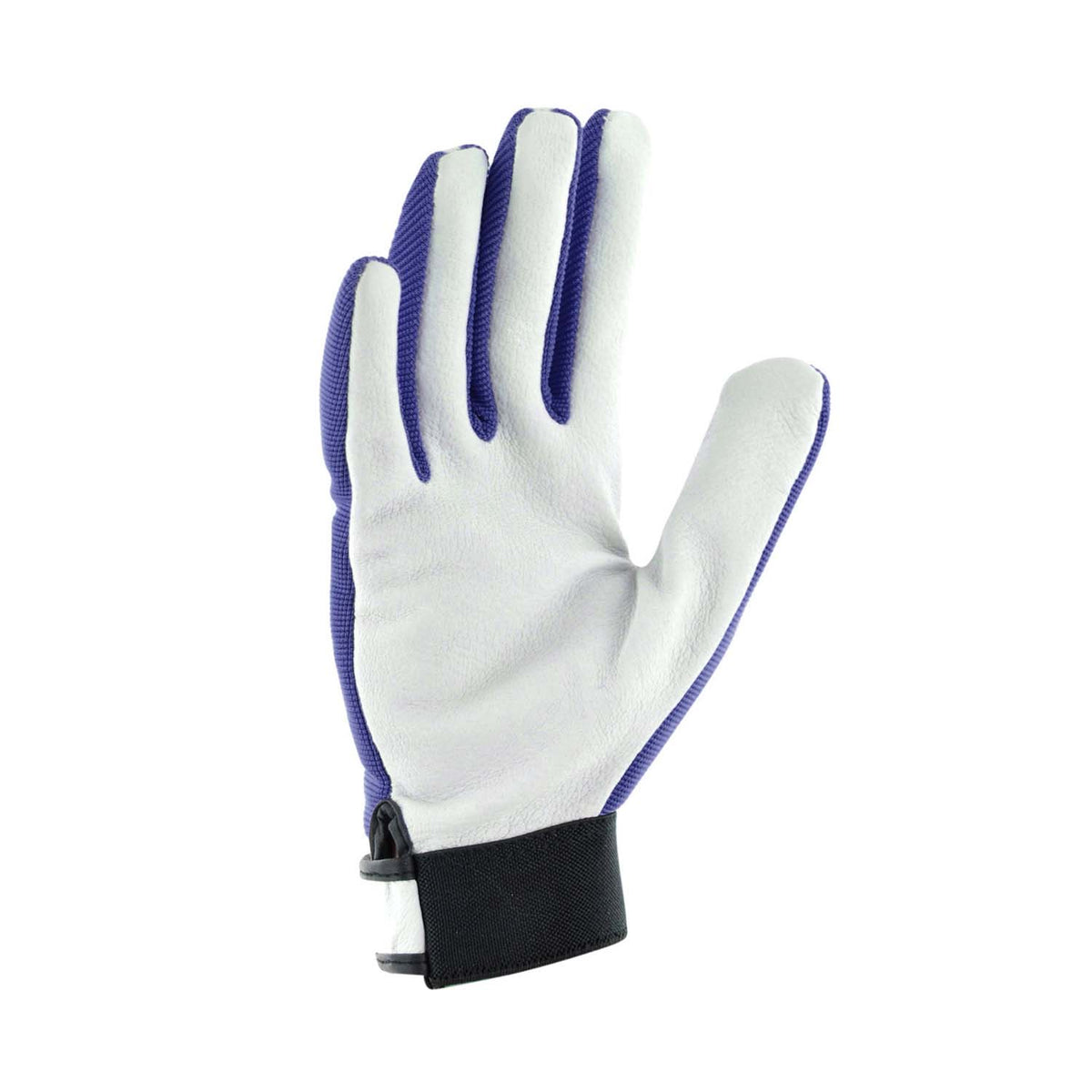 Marineblauwe tuinleren Jardy handschoen -  - Bakker