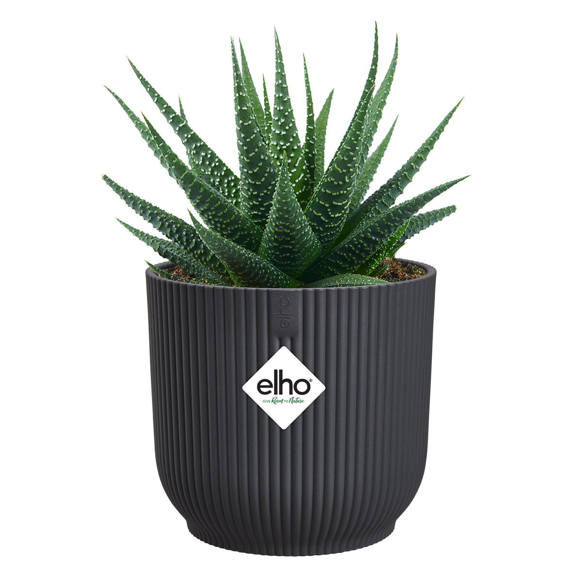 Elho Bloempot Vibes fold rond -  antraciet -  - Bakker