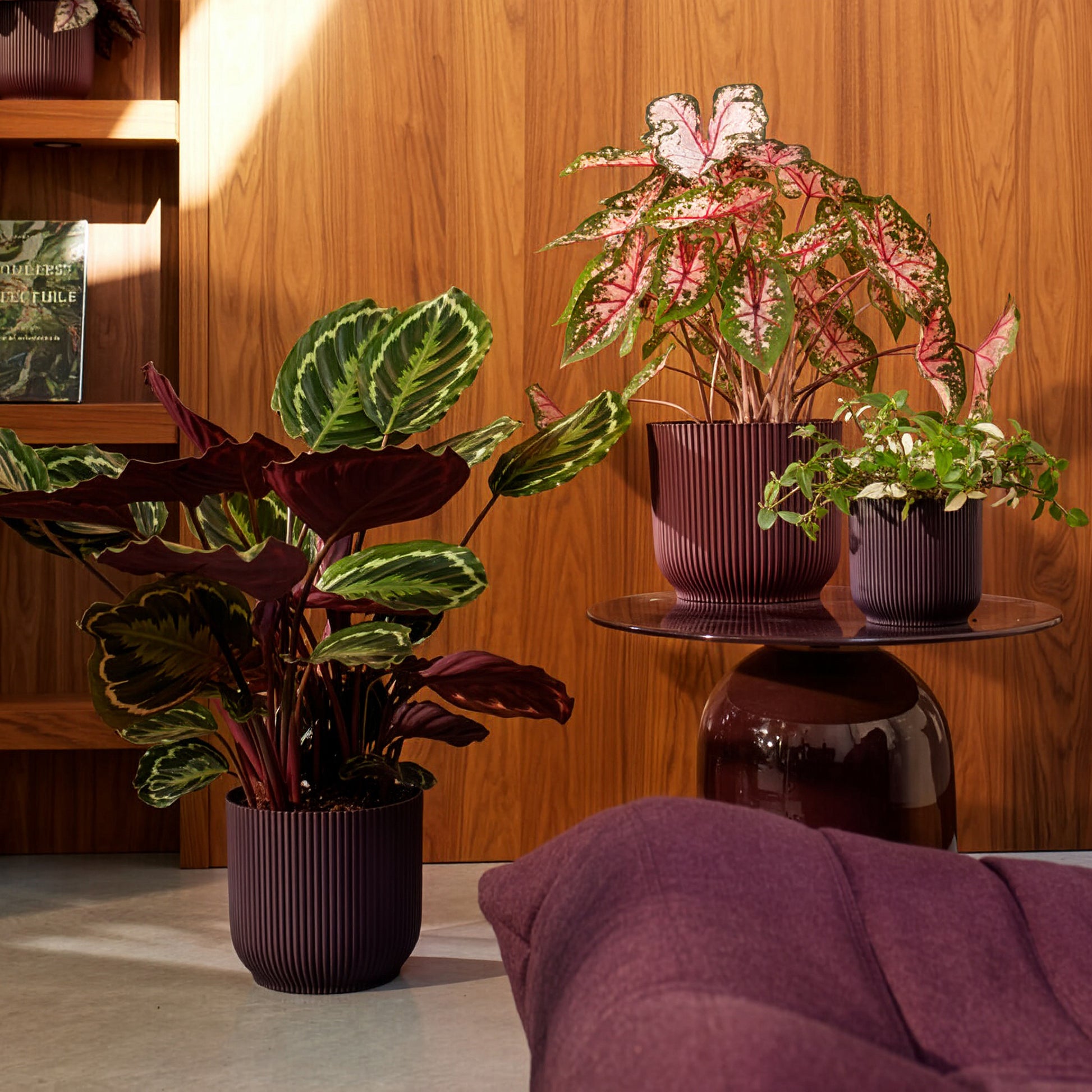  - Elho Bloempot The Winery collection Bordeaux rood - Binnenpotten