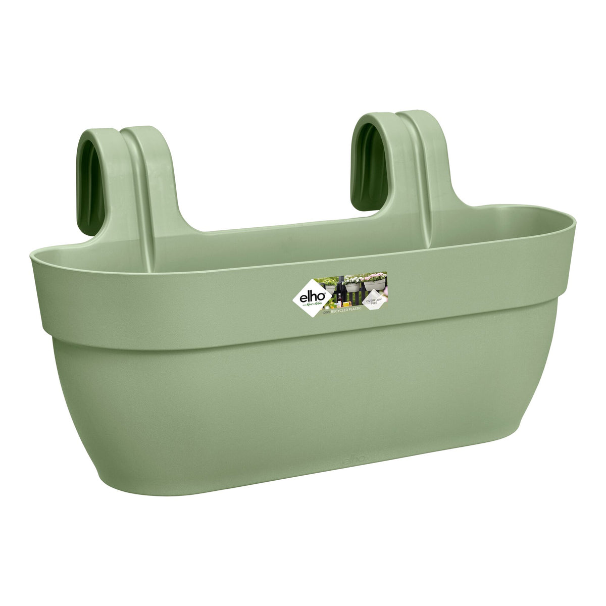 Bloem- en plantenbakken - Balkonbak Vibia Campana easy hanger large pistachegroen - 
