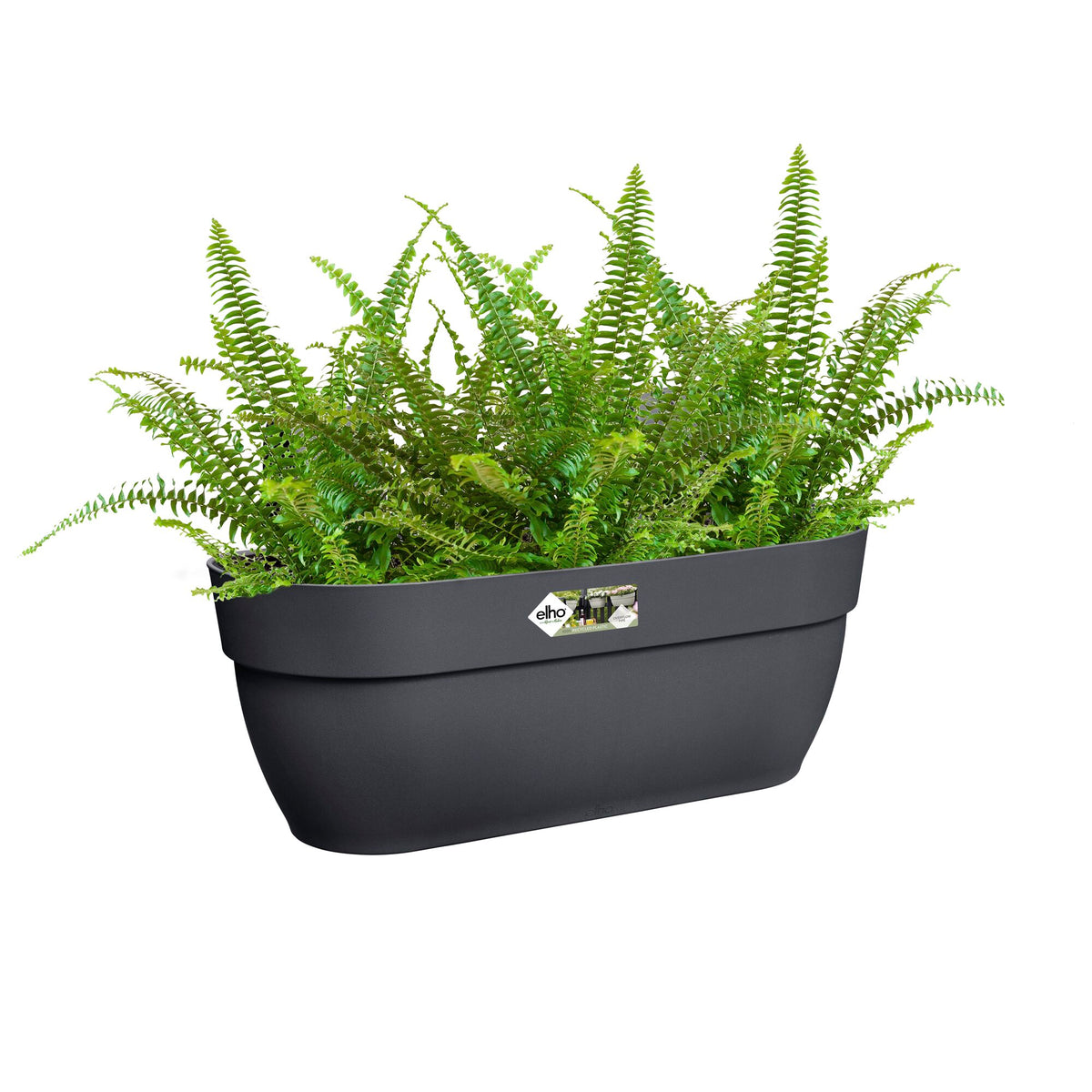 Bloem- en plantenbakken - Balkonbak Vibia campana easy hanger large antraciet - 