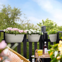  - Balkonbak vibia campana easy hanger large zijdewit - Bloem- en plantenbakken