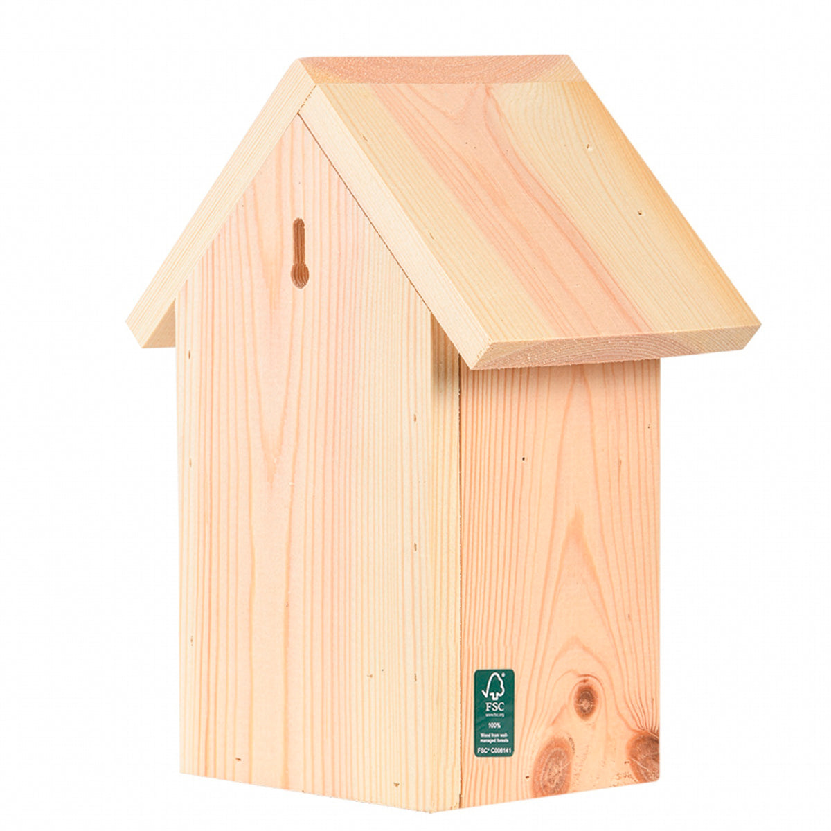 Schuilplaats voor bijen in natuurlijk hout
