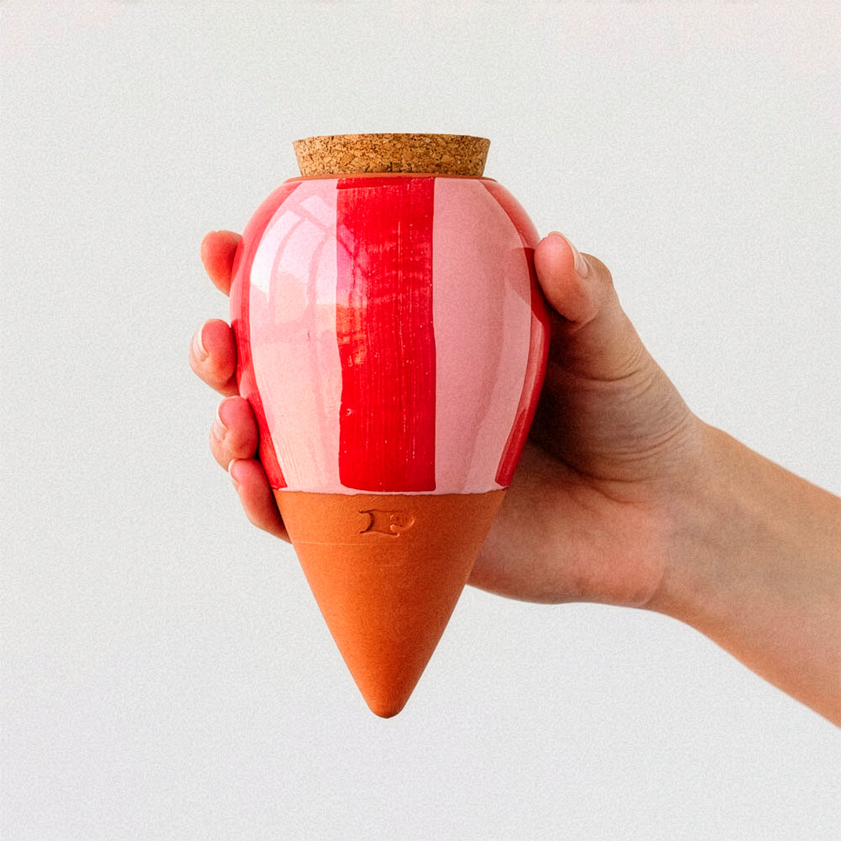 Olla - Roze en rood gestreept -  - Bakker