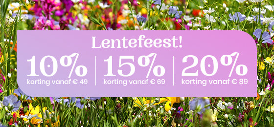 Vier de lente: tot -20% korting op je mandje vanaf €89!