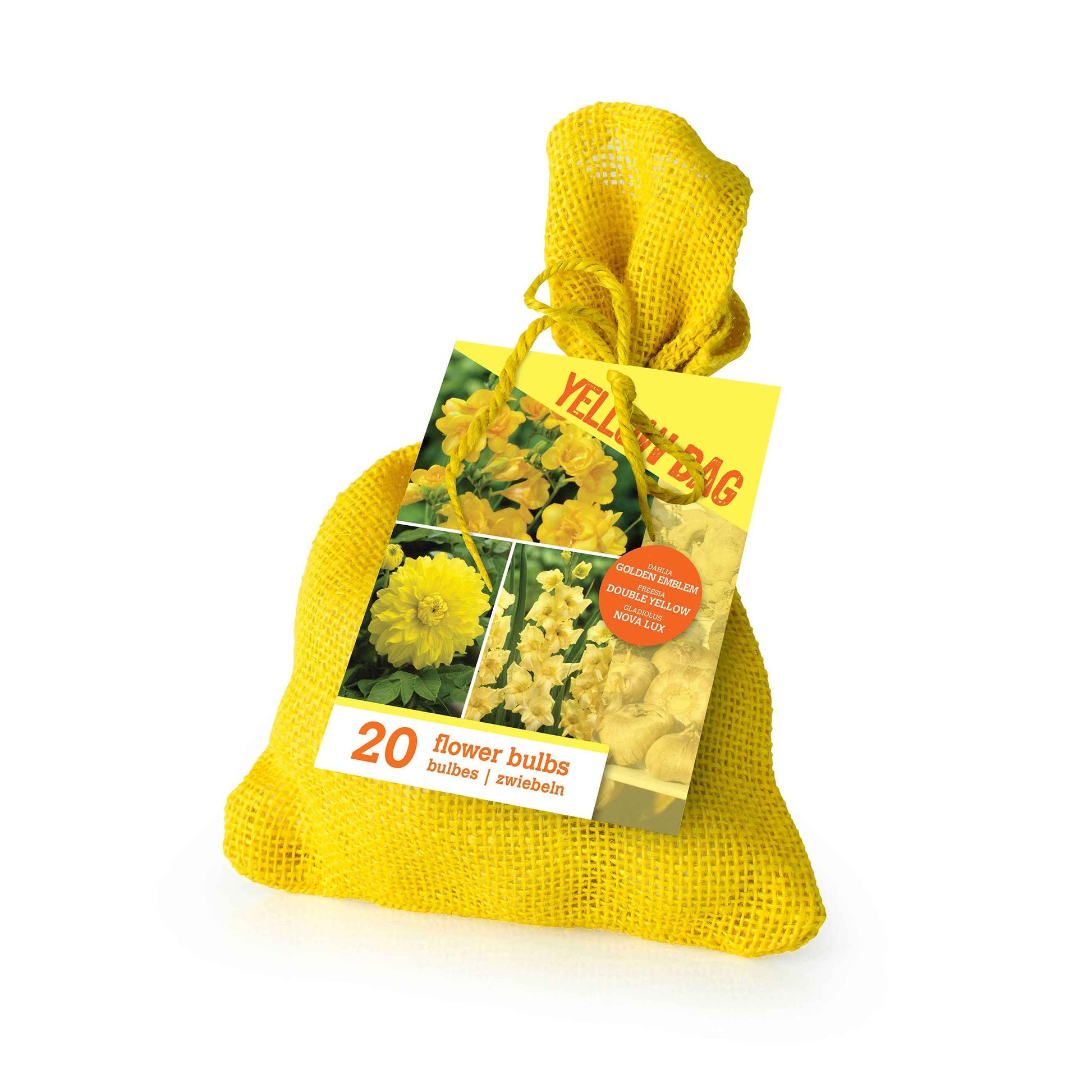 20x Bloembollen - Mix The Yellow Bag Geel - Bloembollen per soort