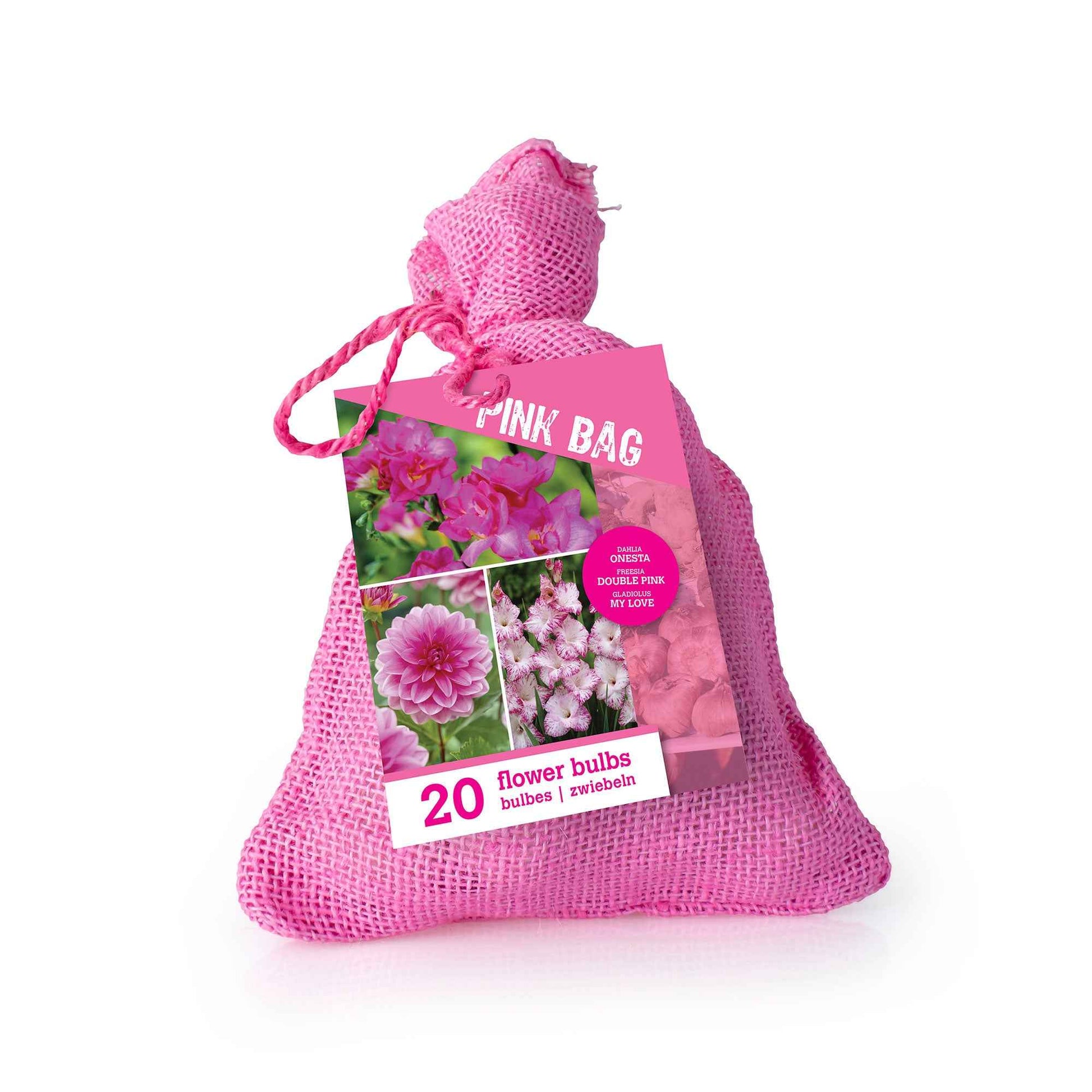 20x Bloembollen - Mix The Pink Bag roze - Bloembollen