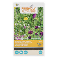 Vogellokkende bloemen - Friendly Flowers Mix incl. granulaat - Bloemzaden - Plant eigenschap