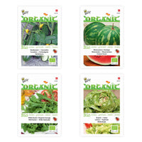 Zomerpakket Zalige Zomer - Biologische groentezaden, kruidenzaden, fruitzaden - Biologische tuinplanten