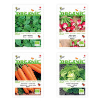 Startpakket moestuinieren Makkelijke Moestuin - Biologisch - Groentezaden - Doe-het-zelf-groentepakket