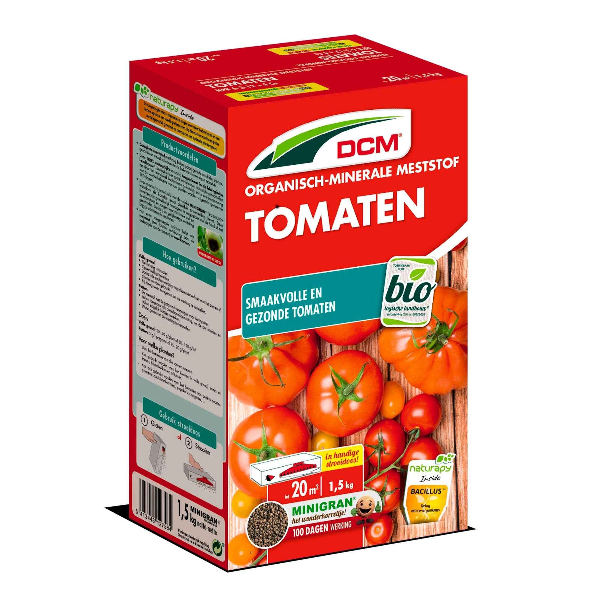 Plantenvoeding voor tomaten - Biologisch 1,5 kg - DCM - Biologische plantenvoeding